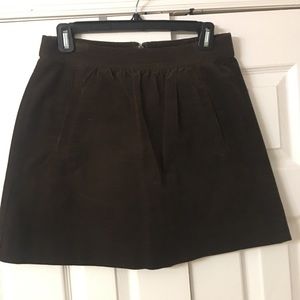 Brown J Crew skirt